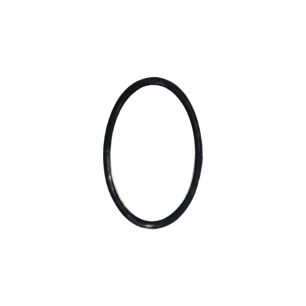 Black floating mount house number zero with a sleek modern design for home improvement projects