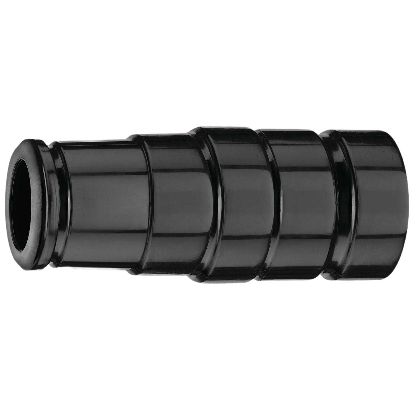 Black 35mm rubber adapter designed for dust extraction systems in tools and home improvement projects