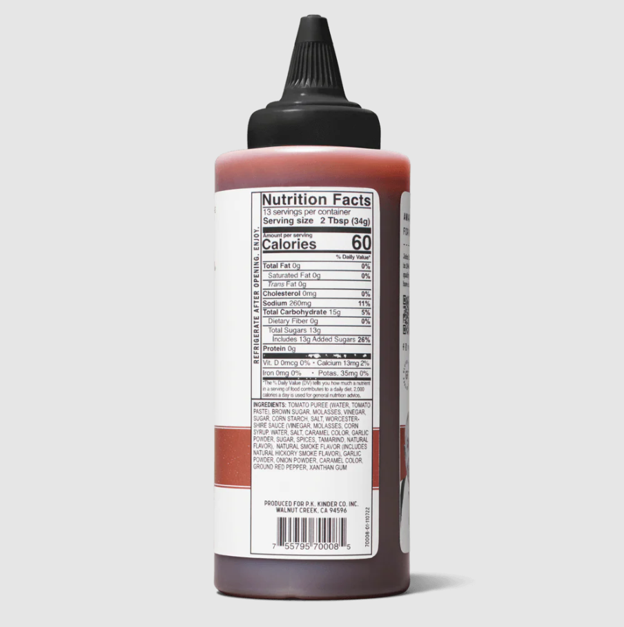 Kinder's Hickory Brown Sugar BBQ Sauce, 15.8 Oz.