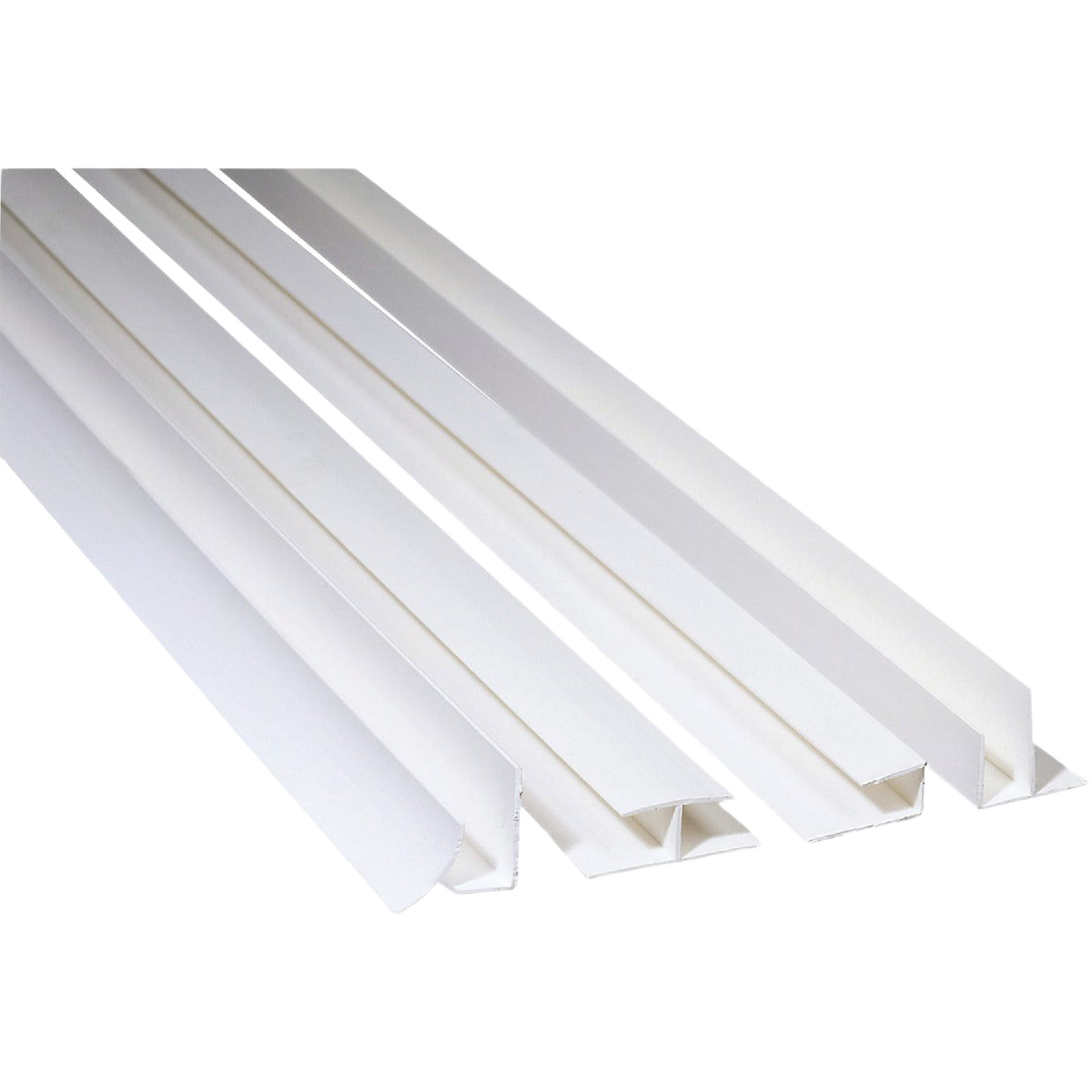 Plas-Tex 8 in. Bright White NRP Inside Corner Moulding