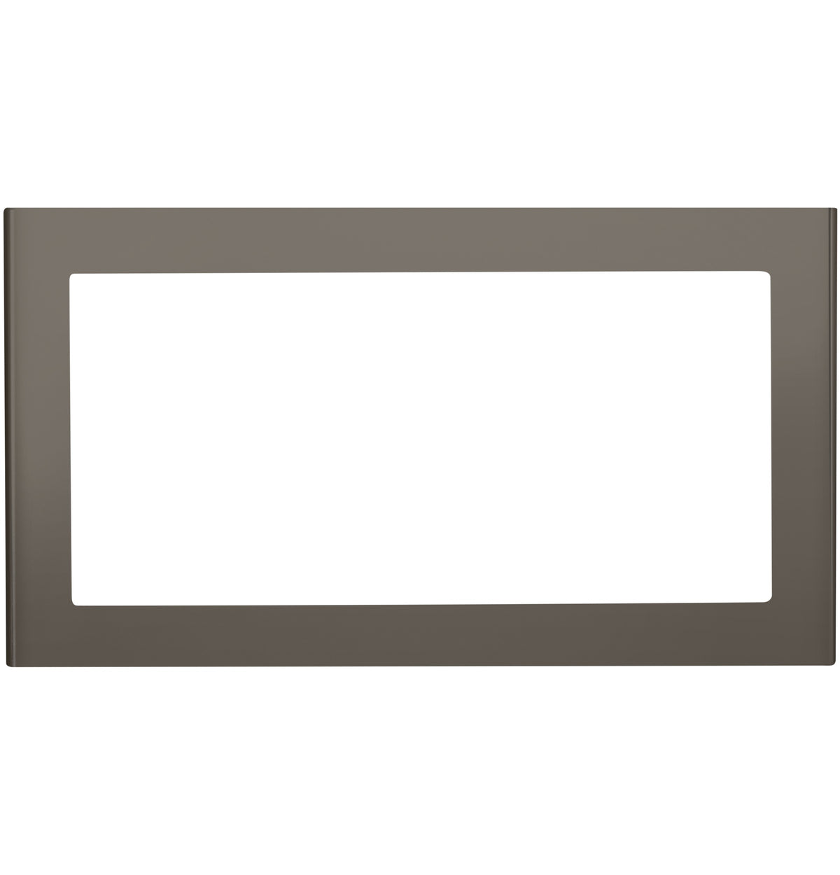 Gray metal trim frame designed for 30-inch built-in microwave installations from Kitchen & Kitchenware Appliances collection
