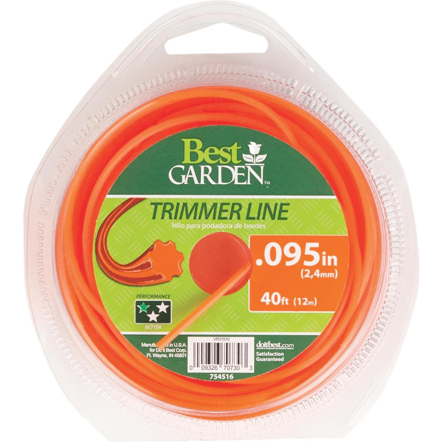 Orange round trimmer line spool for garden tools in Parts & Lubricants collection under $50 range