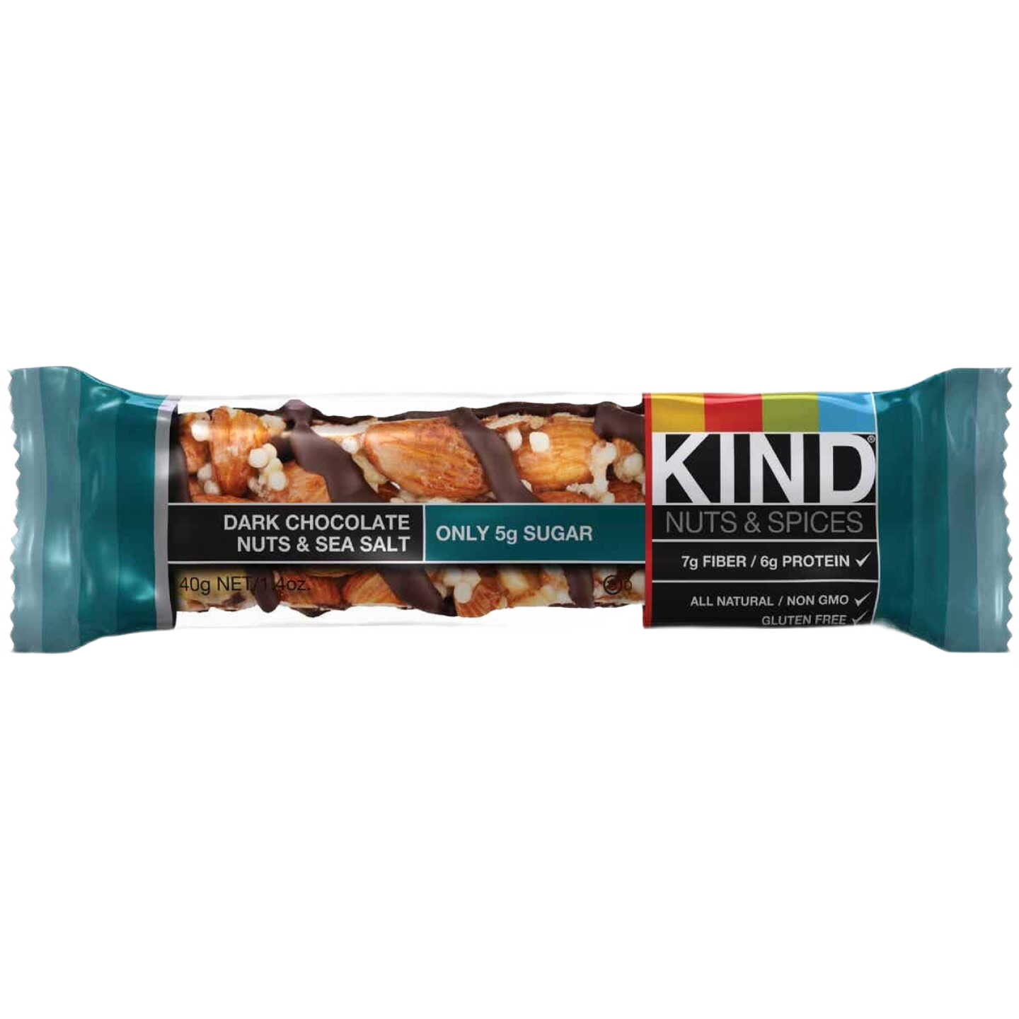 Nutrition bar with dark chocolate, nuts, and sea salt from chocolates & candies under $50 food and beverage collection