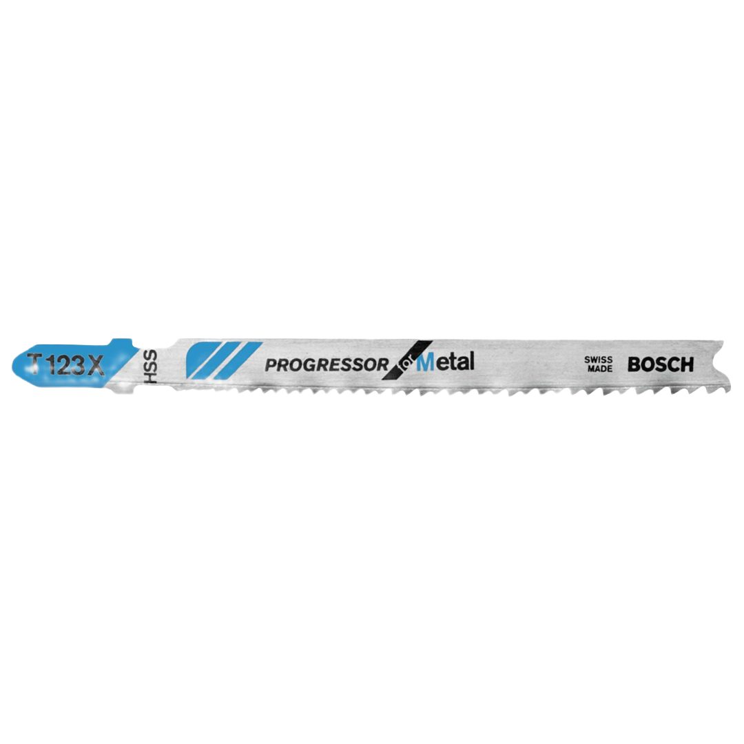 Bosch progressive tooth jigsaw blade for metal cutting, part of woodworking and power tool accessories under $50 collections