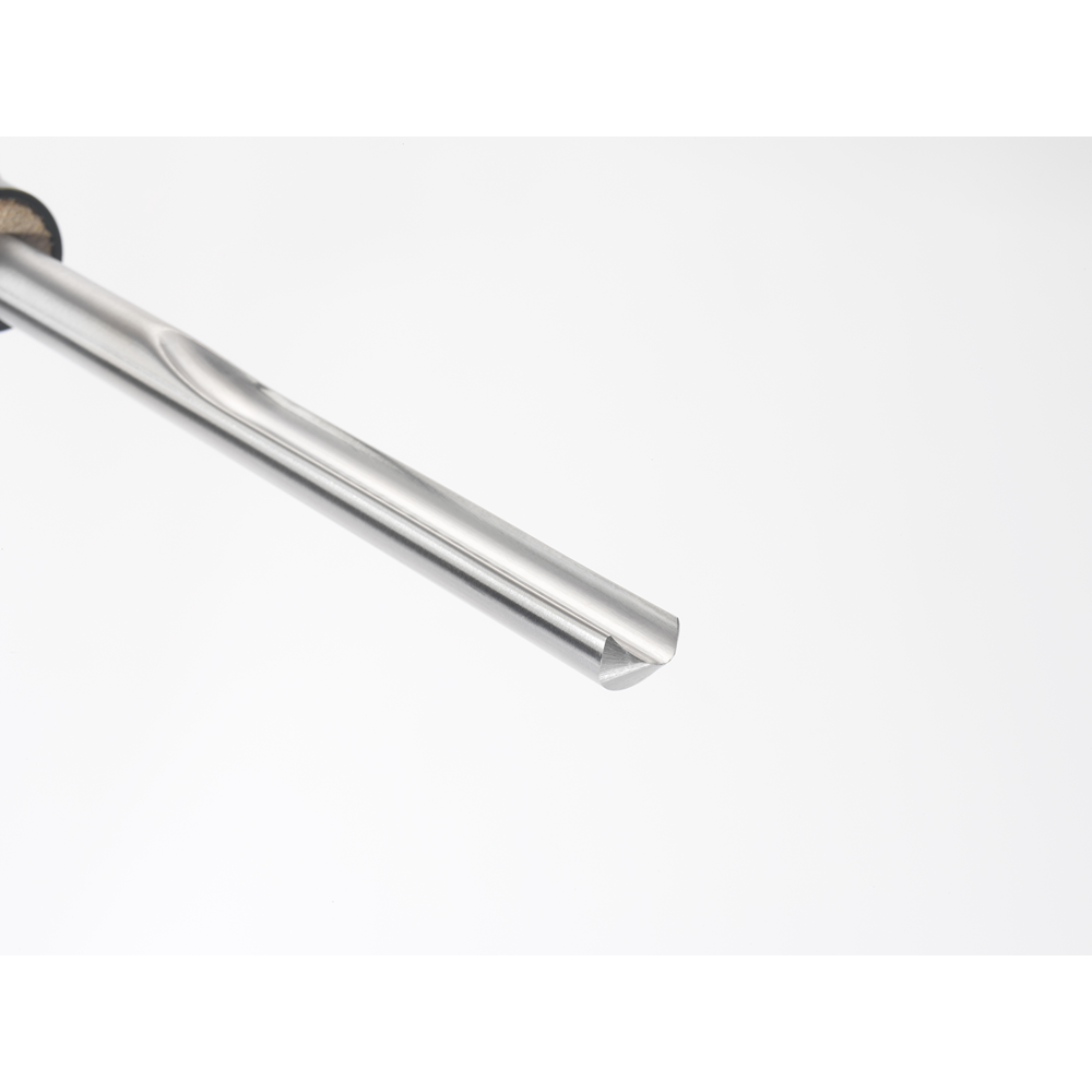 High-quality steel spindle gouge blade with a smooth curved edge for precision woodworking and home improvement tasks