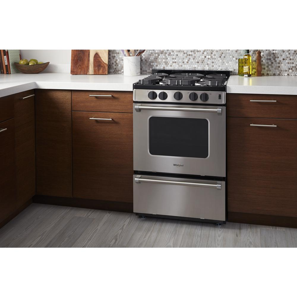 24-inch Freestanding Gas Range with Sealed Burners