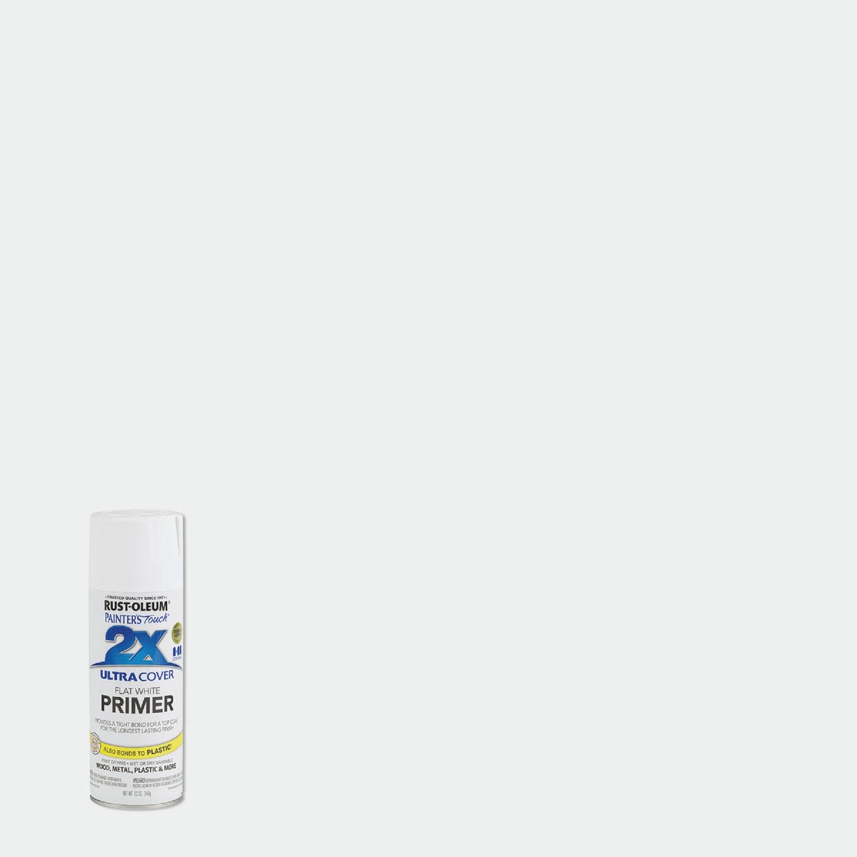 Rust-Oleum flat white spray primer can for interior paint and home improvement under $50 collection
