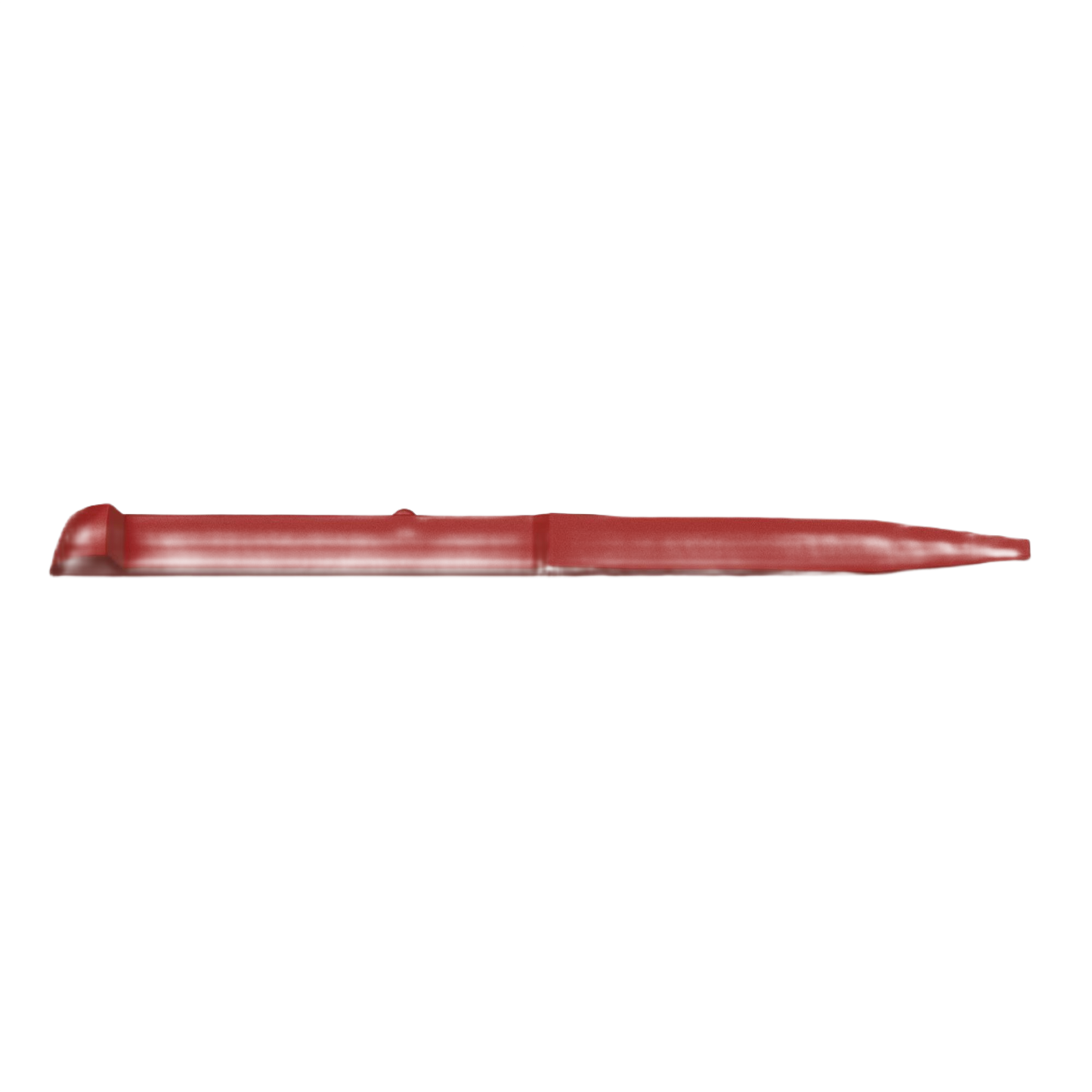 Red synthetic plastic large toothpick for pocket knives, ideal for cutting tools and woodworking hand tool collections.