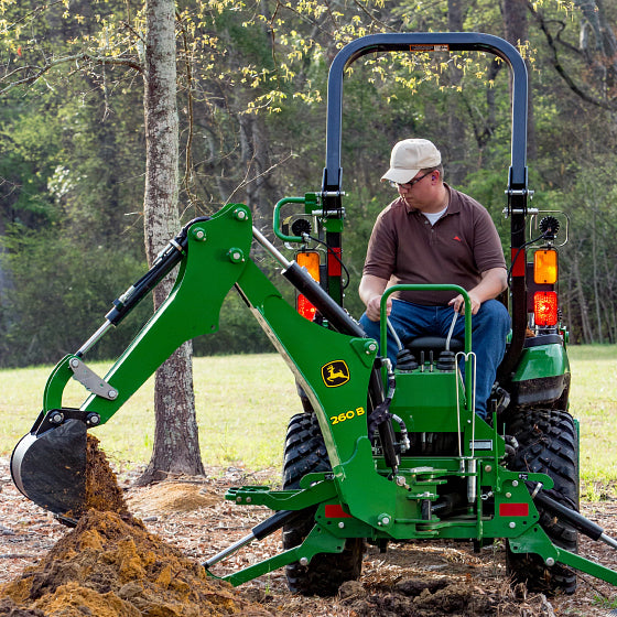 John Deere BLV10024 8" (0.42 cu ft) Backhoe Bucket Attachment