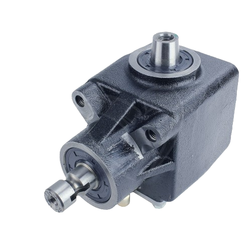 Compact black gear assembly component with metal shafts designed for durable tools and home improvement applications