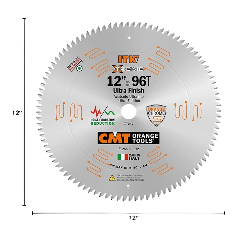 CMT Orange Tools 12" 96T Ultra Finish Saw Blade