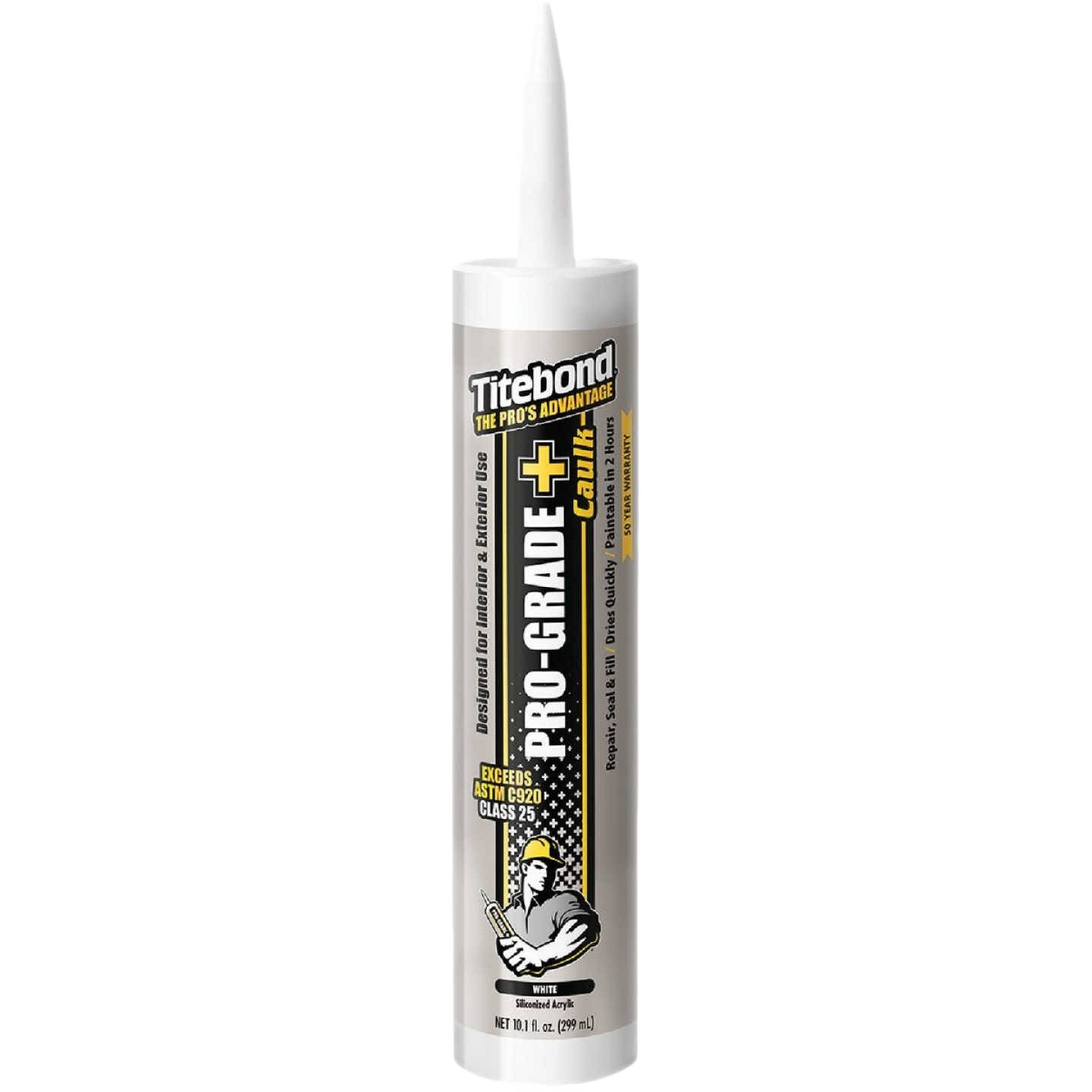 Tube of Titebond Pro-Grade Plus white caulk for home improvement in Paint & Supplies under $50 collection
