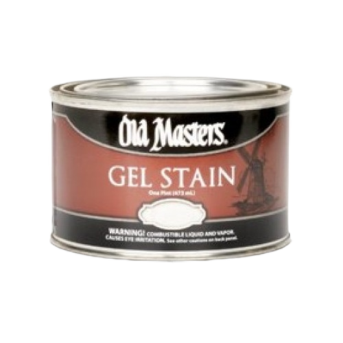 1-pint can of walnut oil-based gel stain for interior stains and wood finishing in home improvement collection