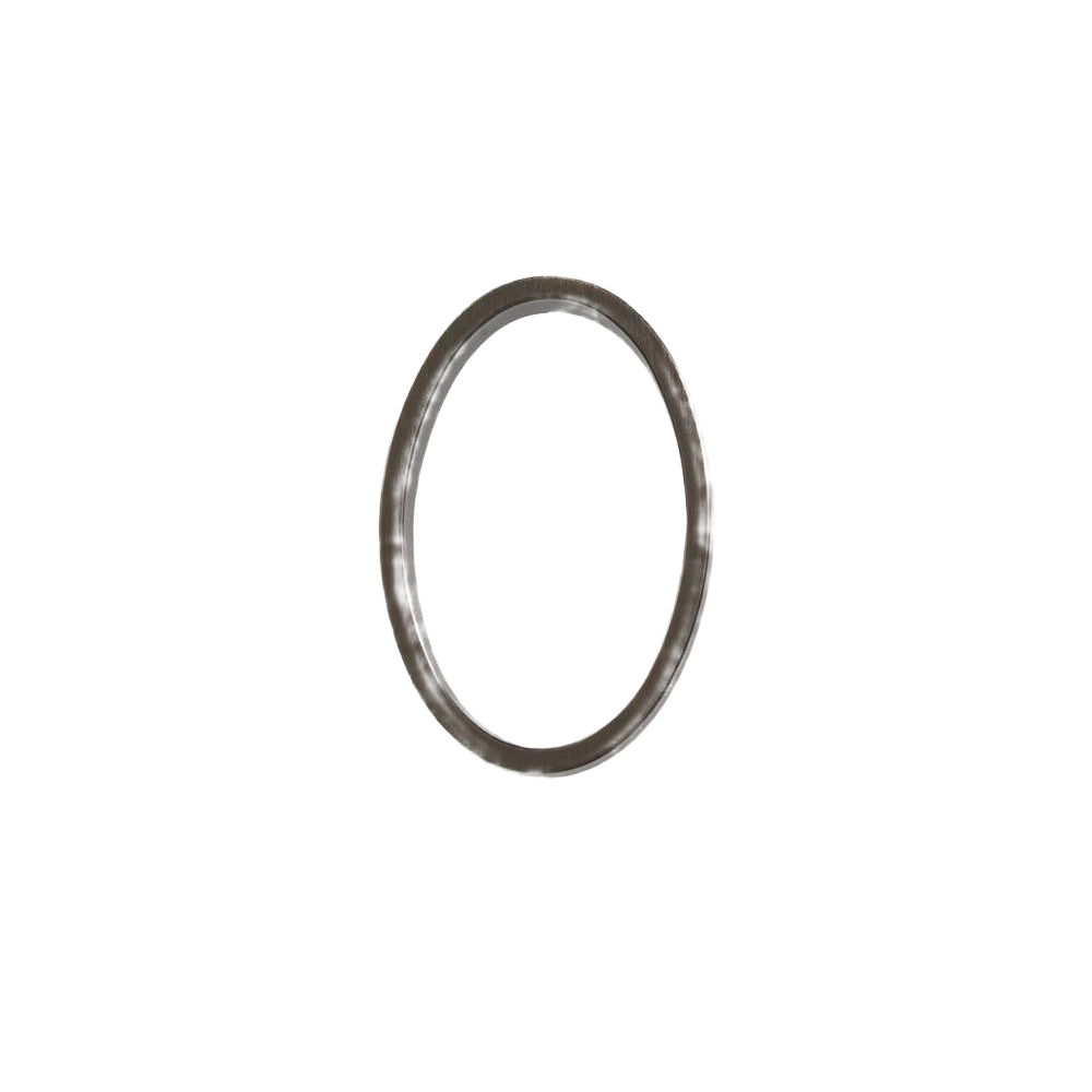 Bronze-tone floating mount house number zero designed for exterior home improvement and address display.