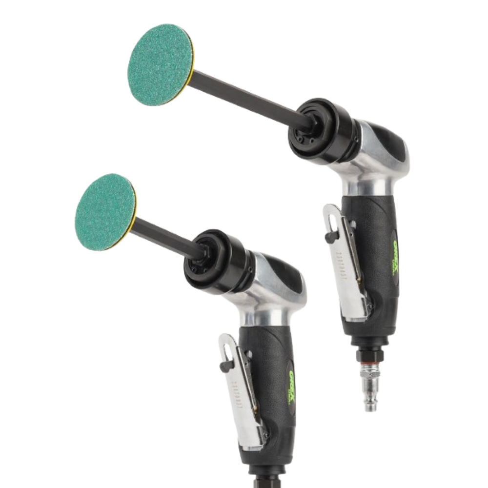 Grex Air Powered 105 Deg. Angle Random Orbital Sander Kit
