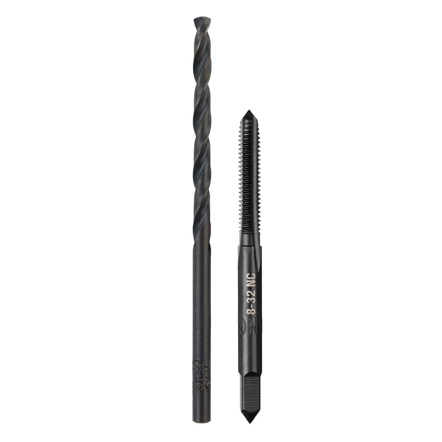 Precision milwaukee drill bit and straight flute tap set for threading and drilling tasks in tool accessories collections under $50