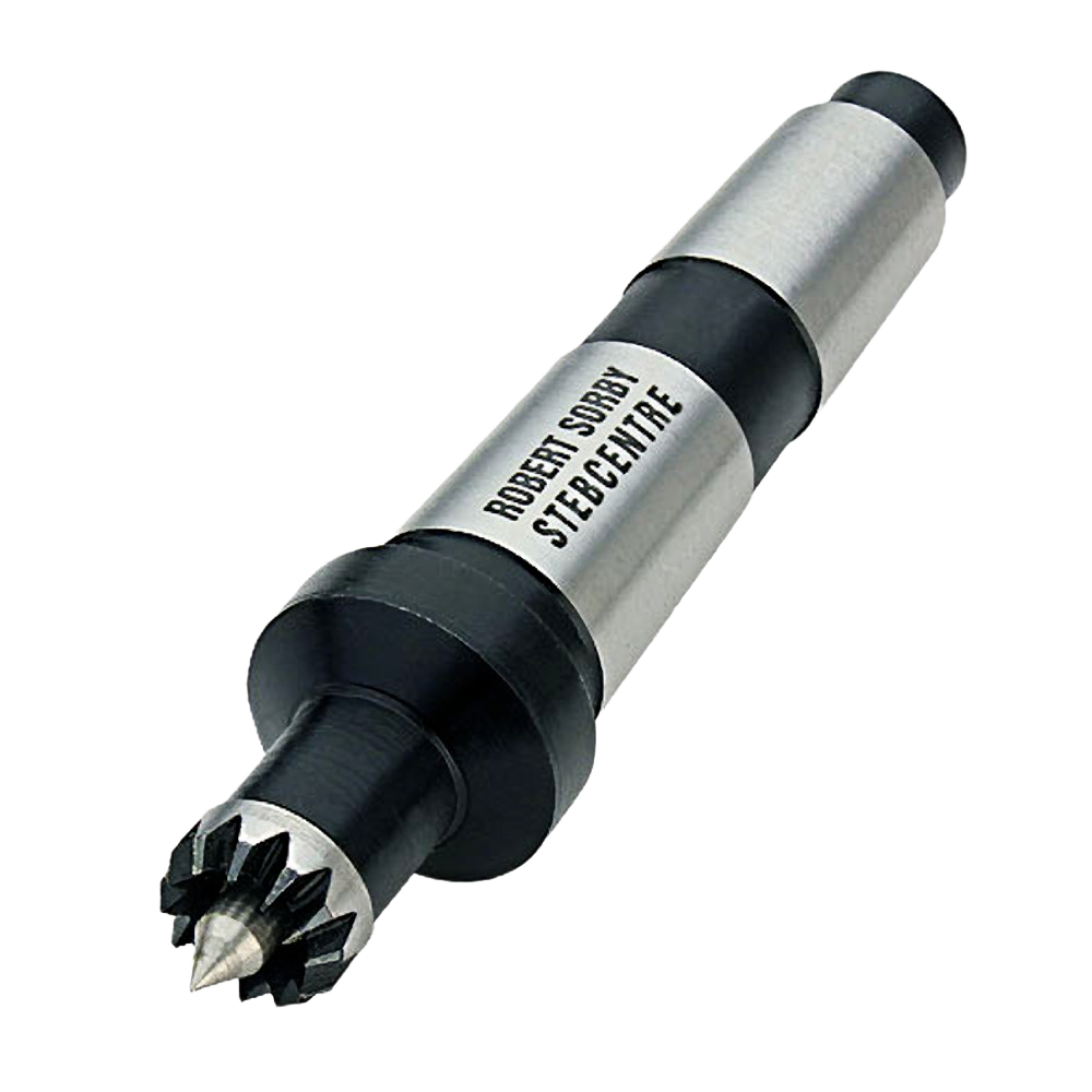 Metal spur drive center with spring-loaded point for woodworking tool accessories and home improvement collections