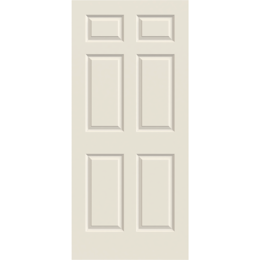 Jeld-Wen 32" x 80" Textured Colonist Hollow Core Pre-Hung Interior Door, LH