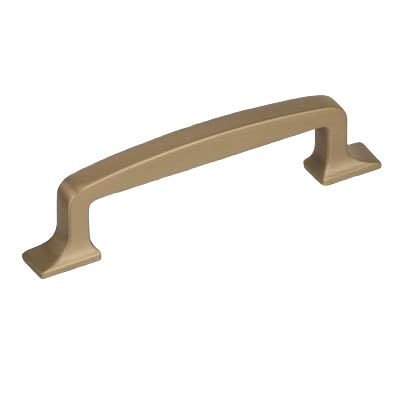 Golden champagne cabinet pull with a sleek transitional design for hardware and furniture accessories collections