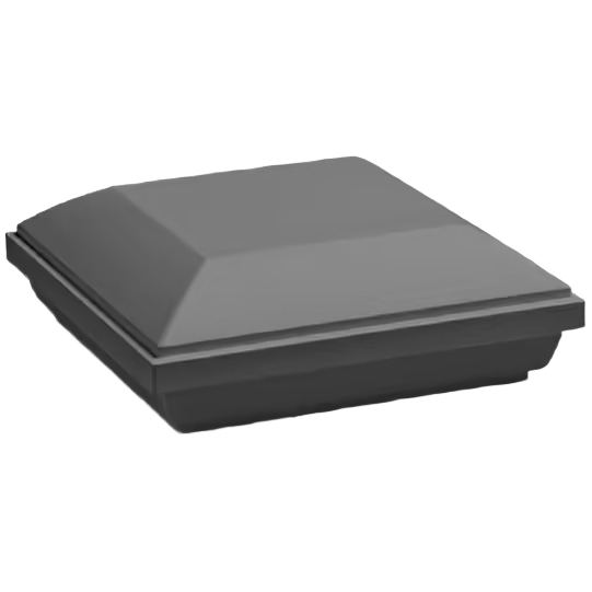 TimberTech RadianceRail Composite 4" x 4" Matte Black Post Cap