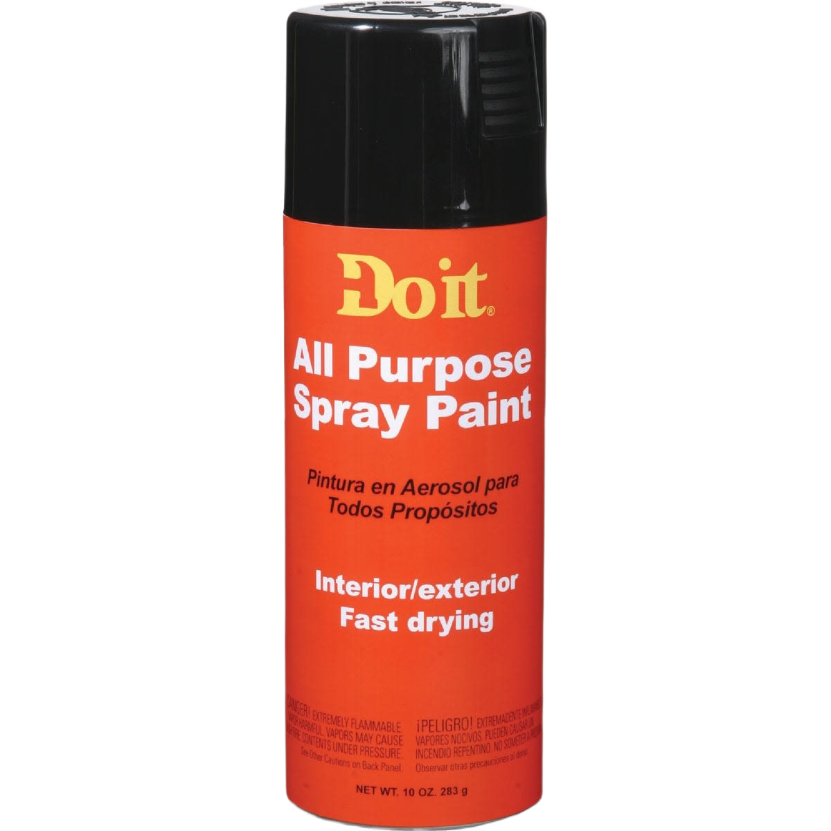 Do it Best black gloss spray paint can for fast-drying interior and exterior use in Paint & Supplies under $50