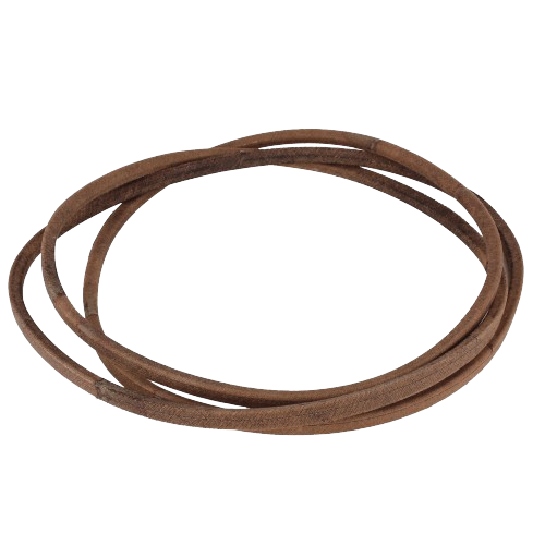 Brown traction drive belt made of durable material for home improvement and tool replacement uses