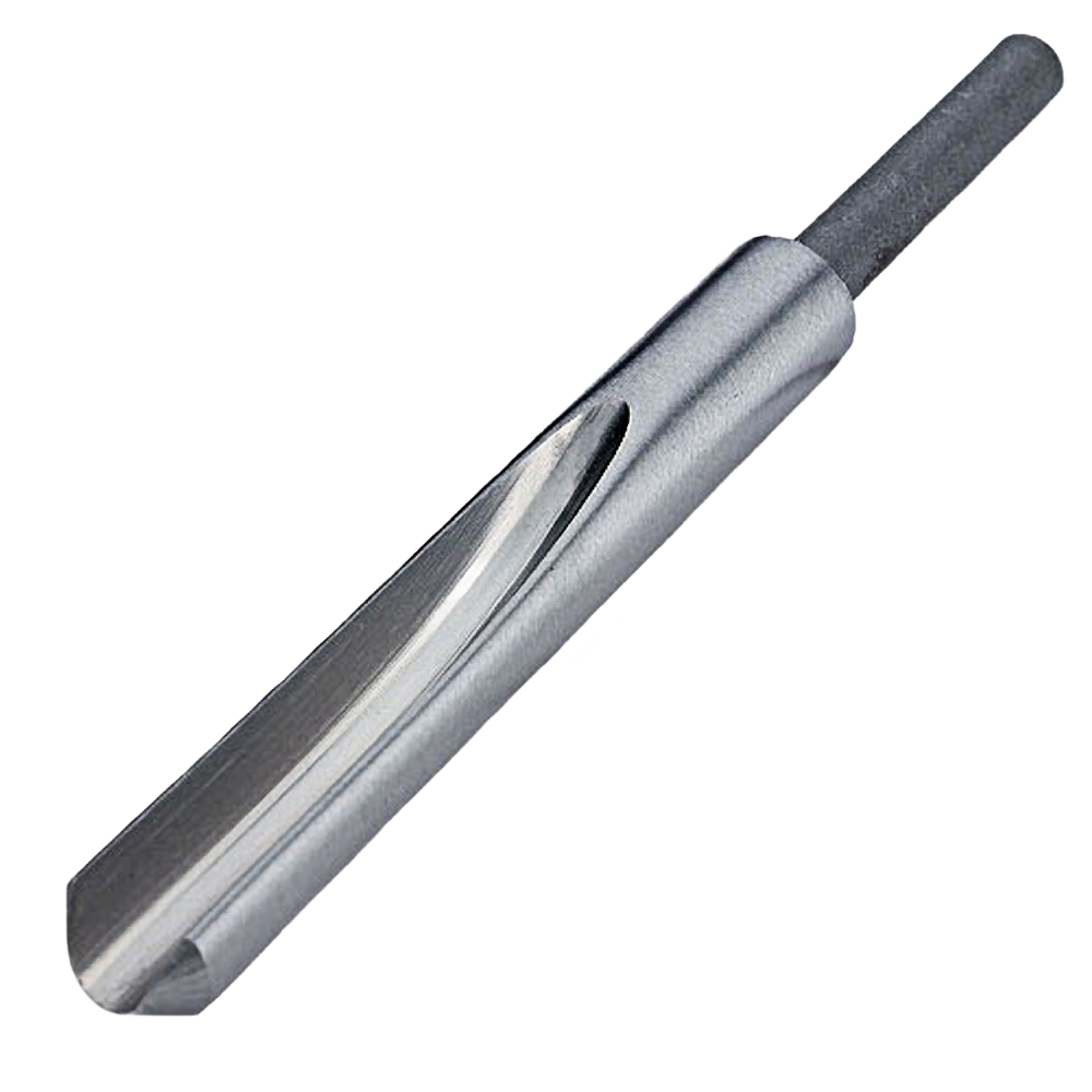 Half-inch modular micro gouge blade with polished steel finish for precision woodturning and home improvement tasks