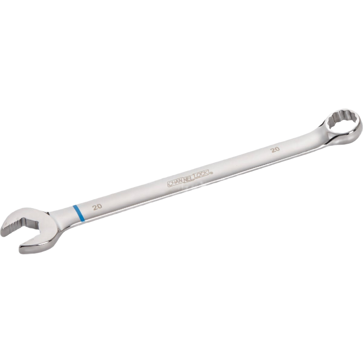 Stainless steel combination wrench with 12-point box end for durable torque in tools and home improvement tasks