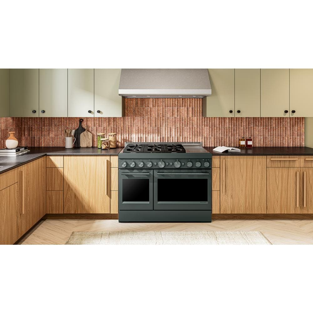 KitchenAid® 48-Inch 6 Burner Commercial-Style Gas Range with Griddle