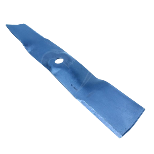 Single durable high-lift mower blade designed for 54-inch decks in automotive and John Deere parts collections