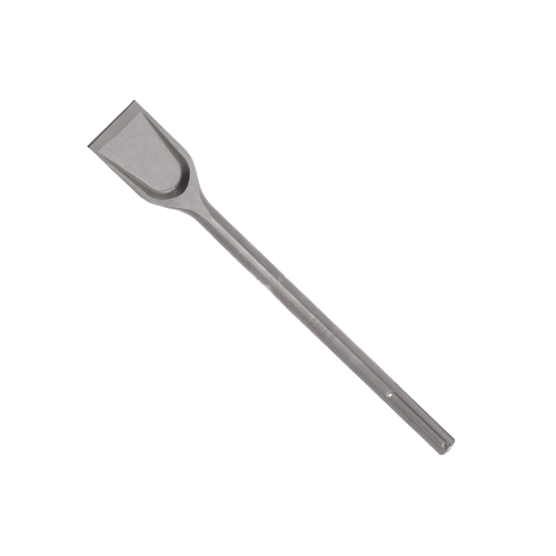 Gray Bosch SDS Max chisel bit with wide flat tip for tool accessories collection under $50 in home improvement