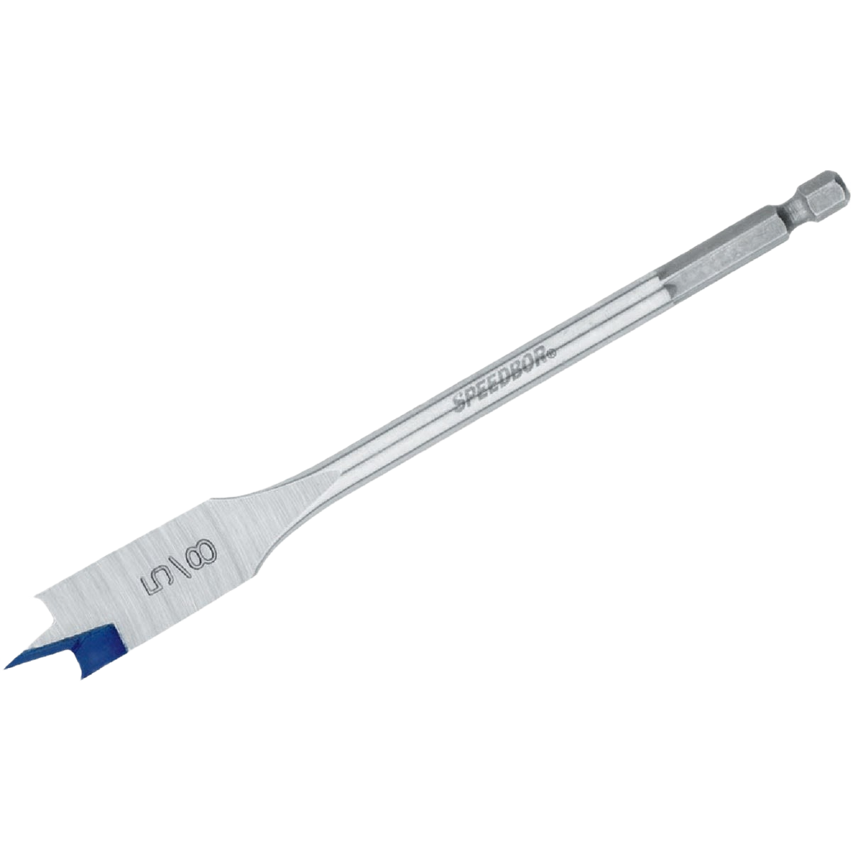 Irwin Speedbor spade bit with blue-groove tip for fast chip removal in drill bits and power tool accessories collections