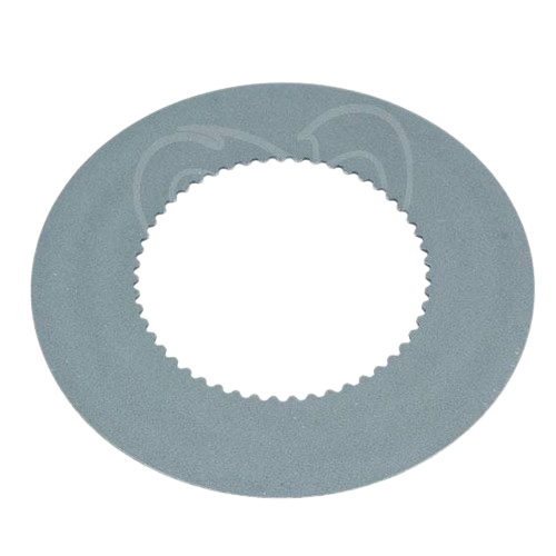 Round gray clutch disk featuring inner spline teeth, designed for mechanical and home improvement applications