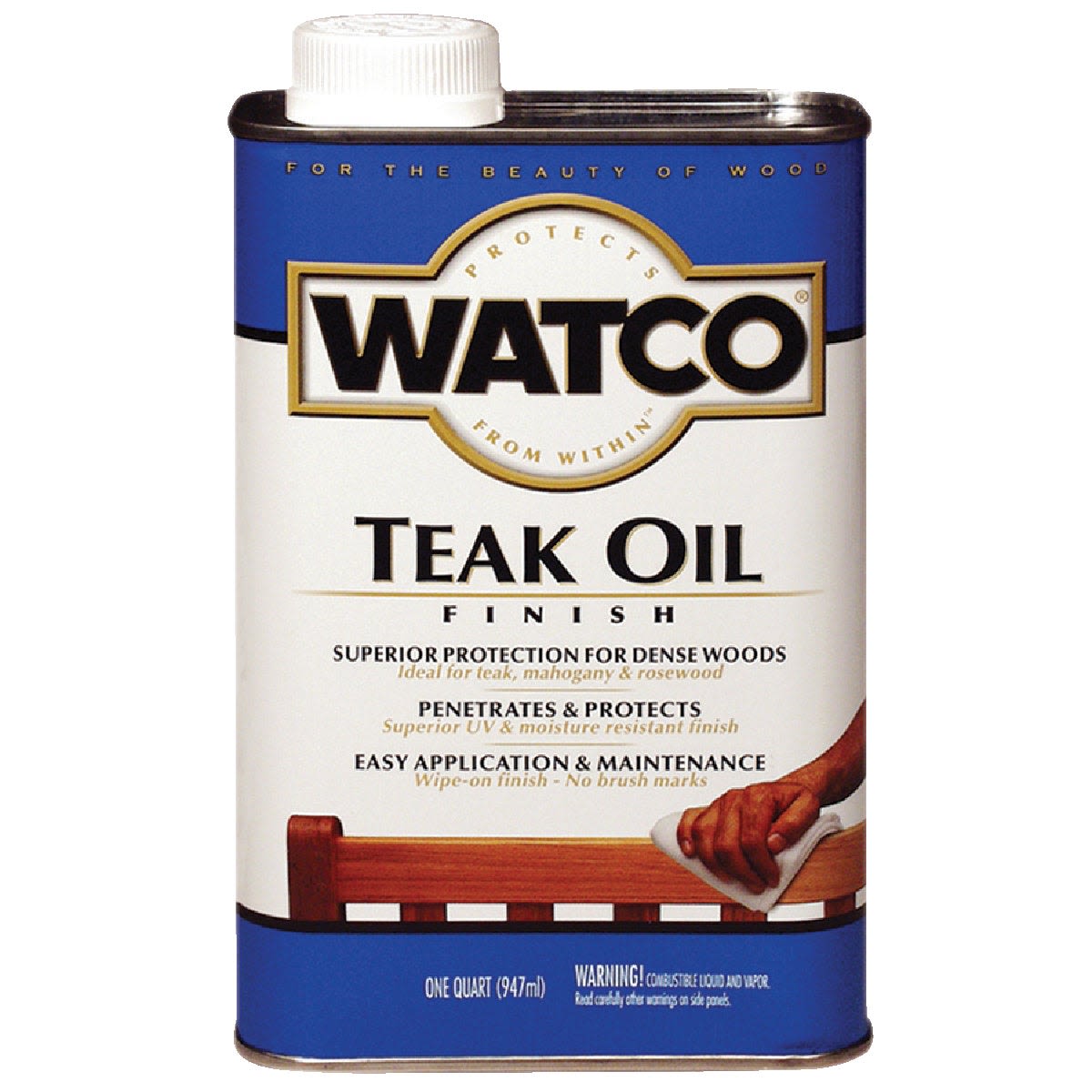 Can of Watco teak oil finish for wood protection and enhancement in stains and sealers under $50 collection