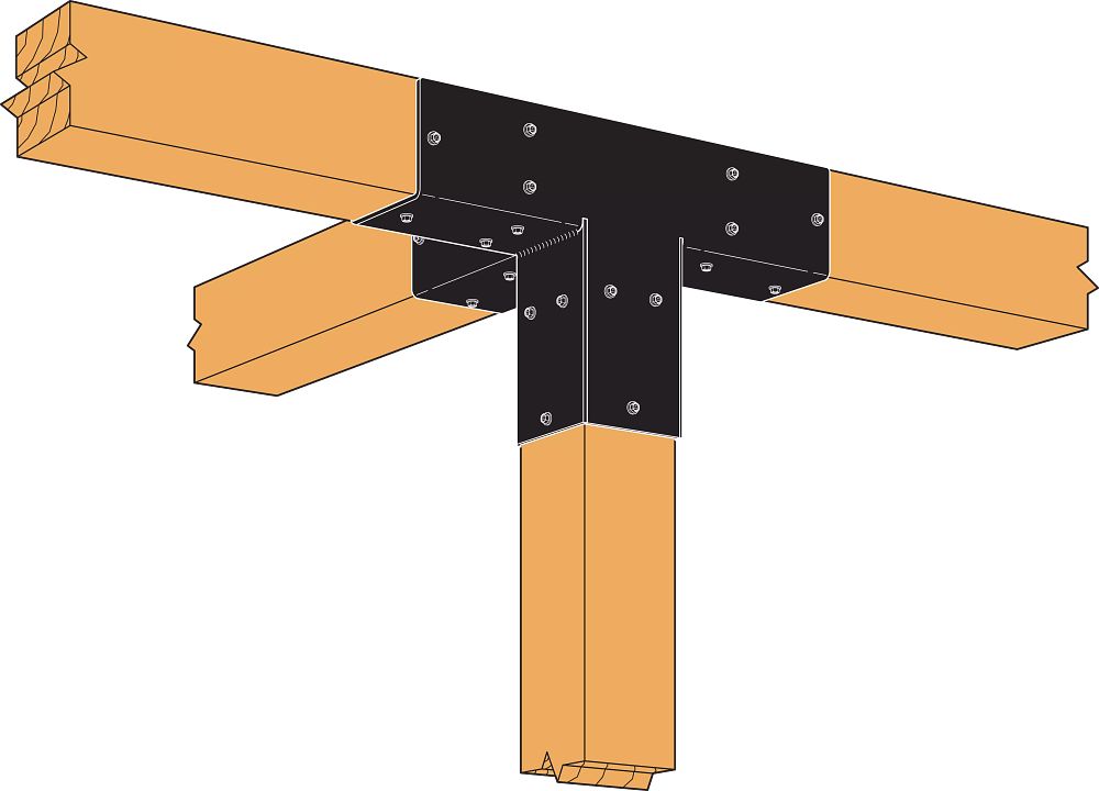 Sage 4x4 Middle T Pergola Connector Kit (1-Piece)