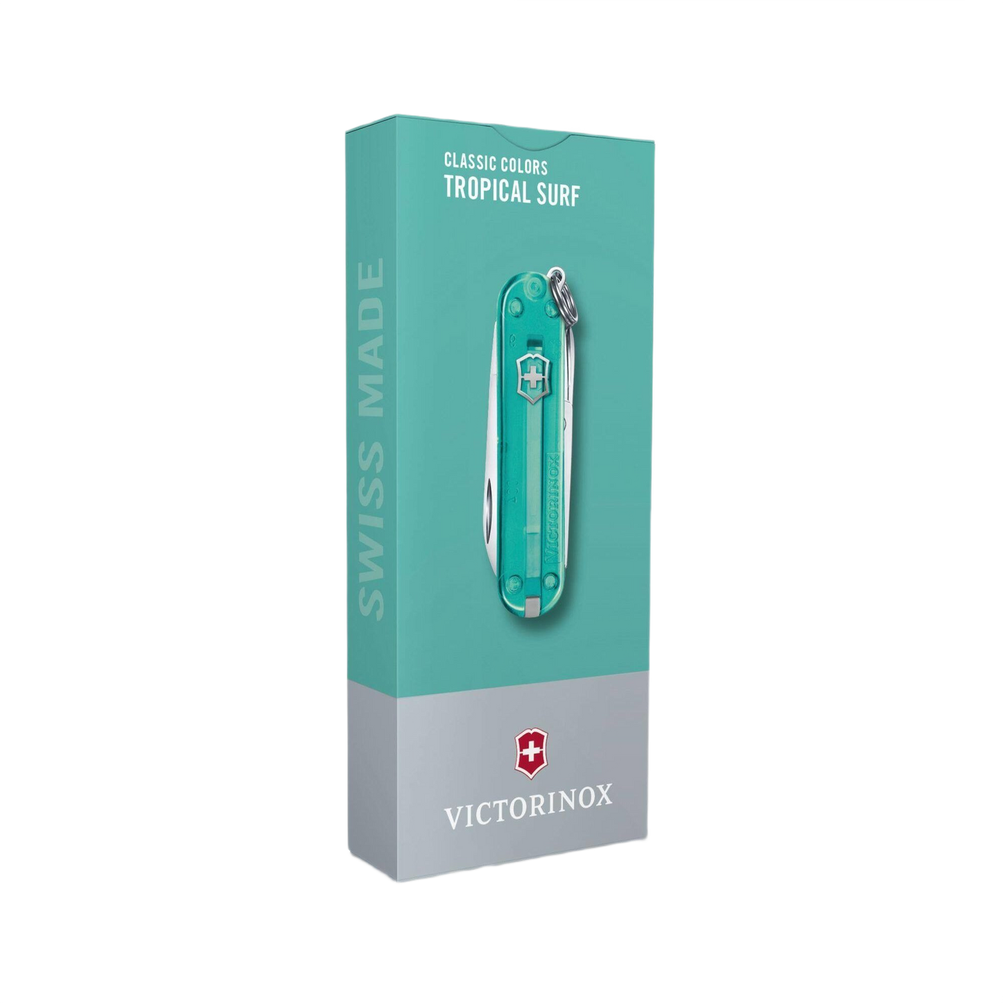 Victorinox transparent tropical surf classic Swiss Army pocket knife multi-tool for cutting and woodworking under $50