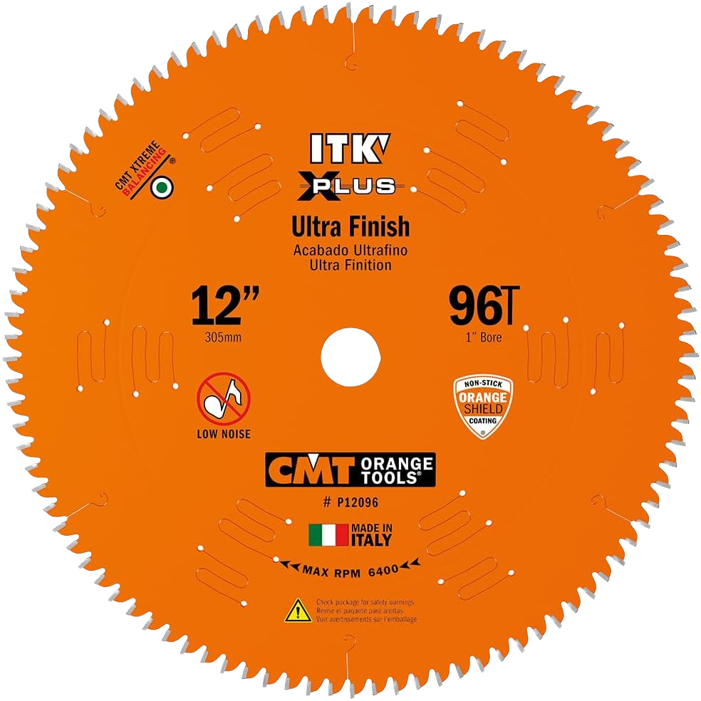 CMT Orange Tools 12" 96T Itk-Xplus® Ultra Finish Saw Blade
