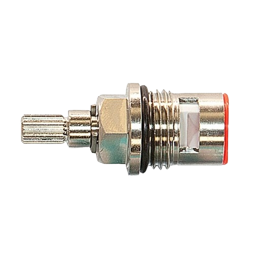 Chrome-plated Danco hot stem replacement for Kohler faucets, part of plumbing repair and faucet parts collections.