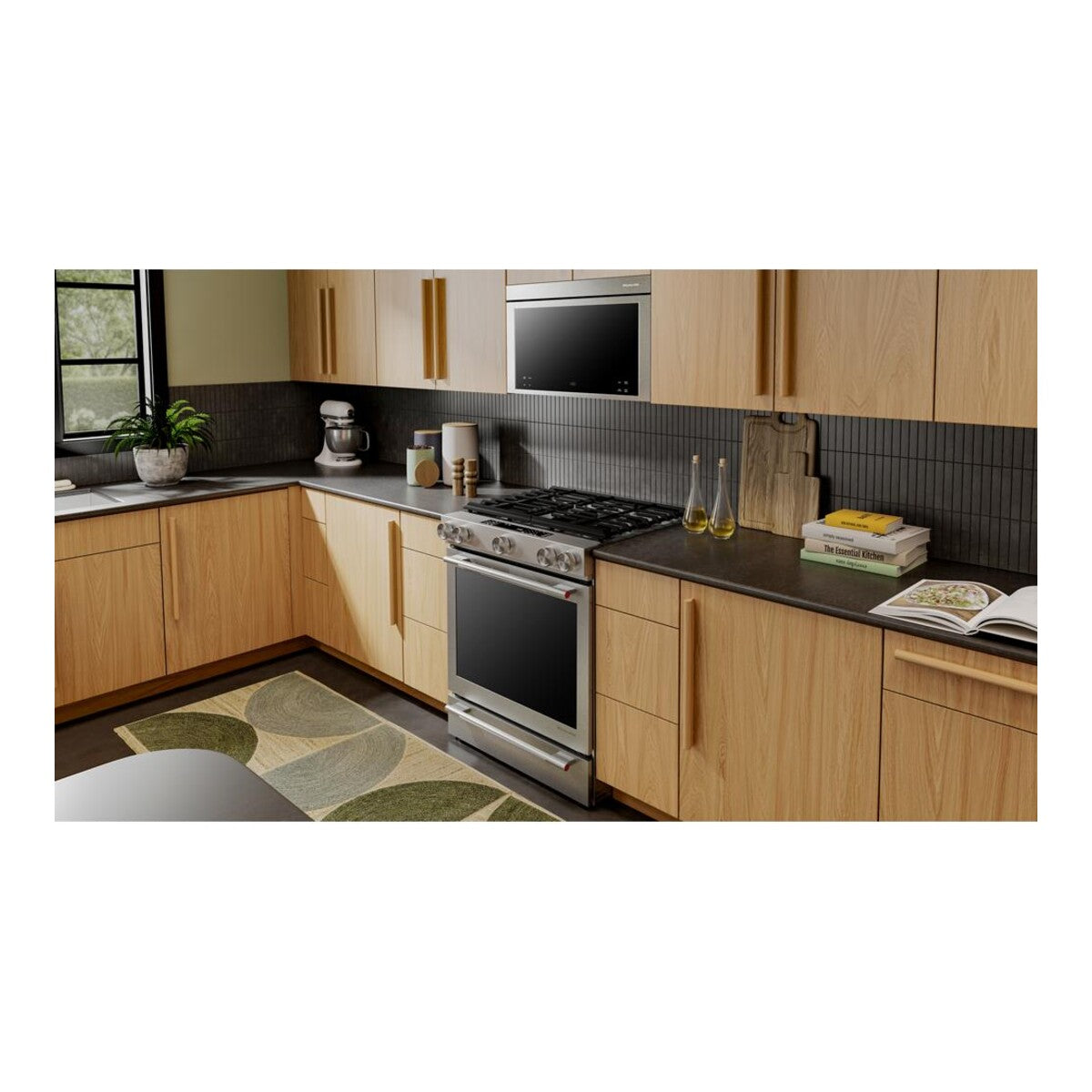 30-Inch 5 Burner Gas Convection Slide-In Range with Baking Drawer