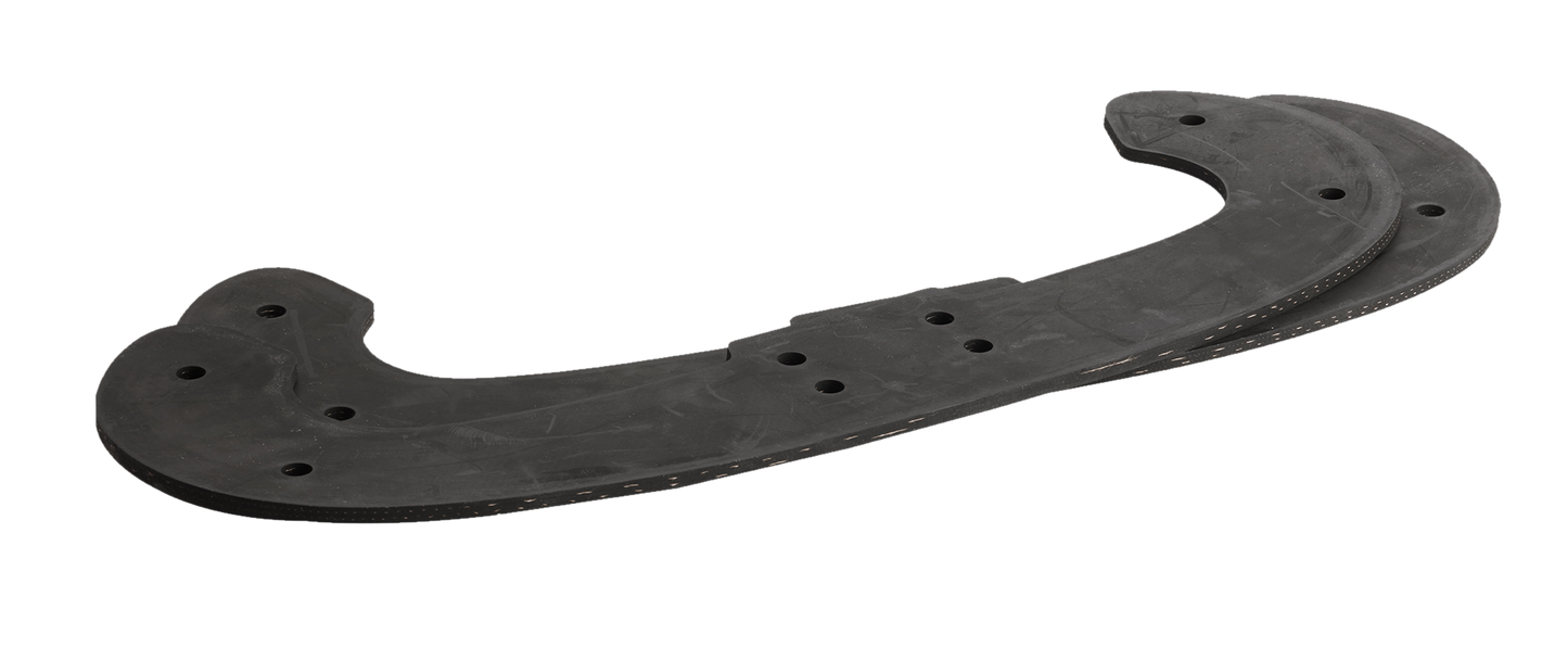 Black replacement snow blower paddle with multiple mounting holes for power tool accessories under $100 collections