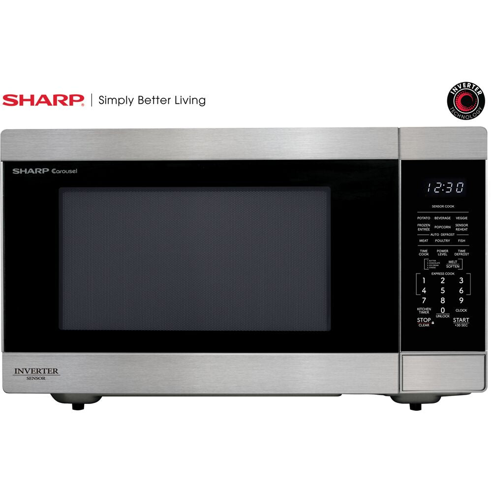 2.2 CF Countertop Microwave Oven, Inverter Technology