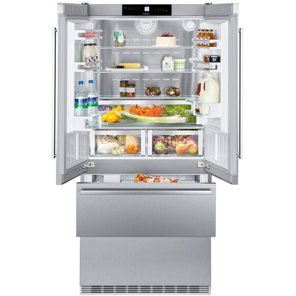 Freestanding French Door Refrigerator/Freezer 36", Ice Maker