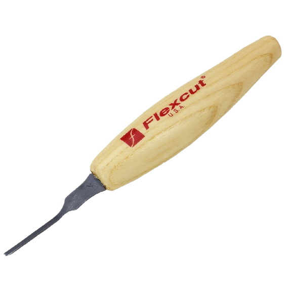 Wood carving detail tool with wooden handle designed for precision in fine woodworking and carving projects under $50