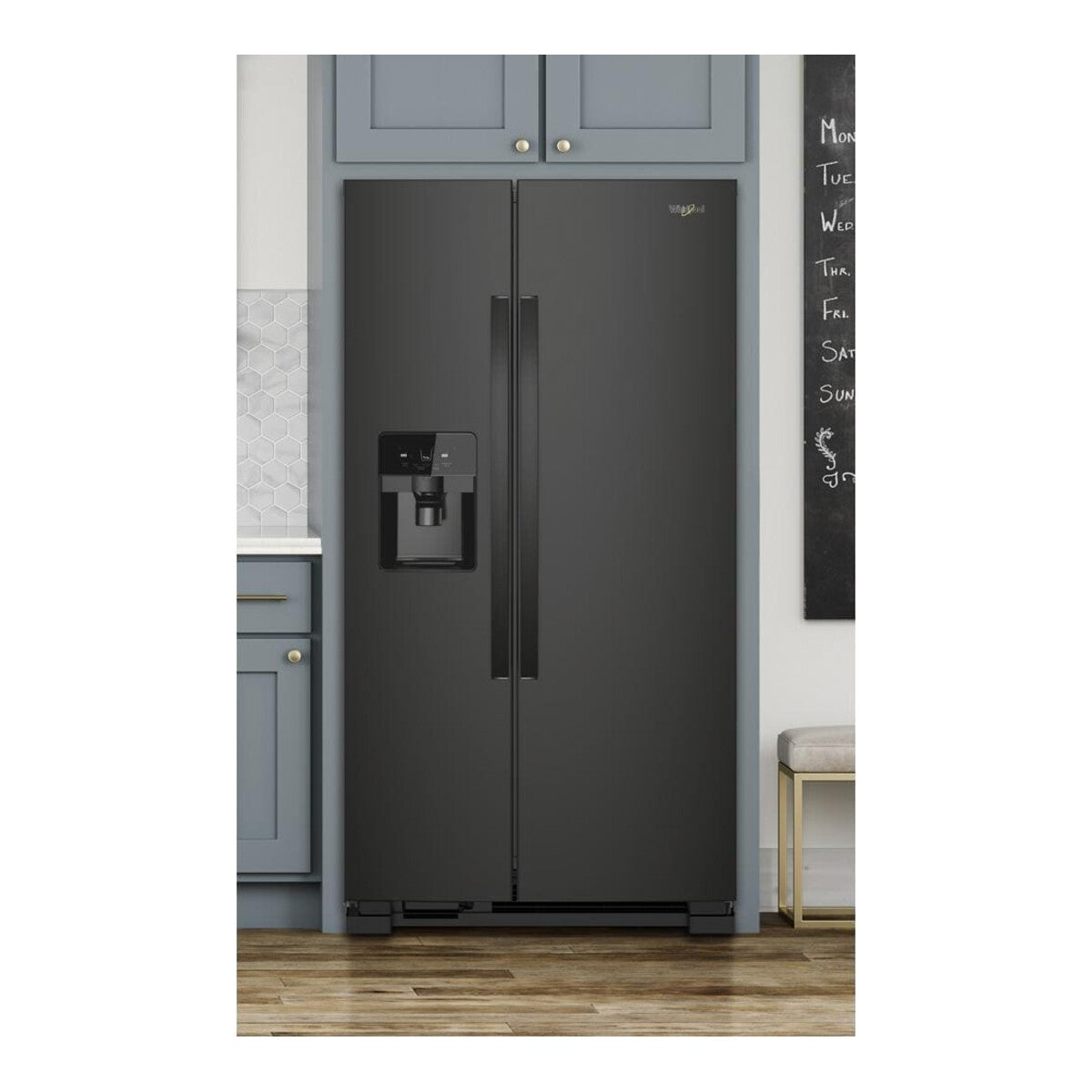 33-inch Wide Side-by-Side Refrigerator - 21 cu. ft.