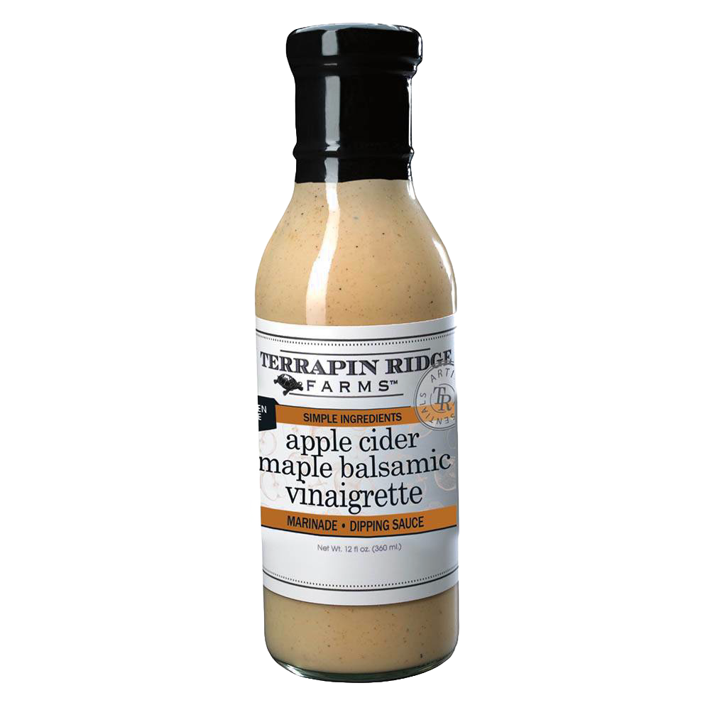 Bottle of apple cider maple balsamic vinaigrette from Salad Dressings and Food & Beverage collections under $50