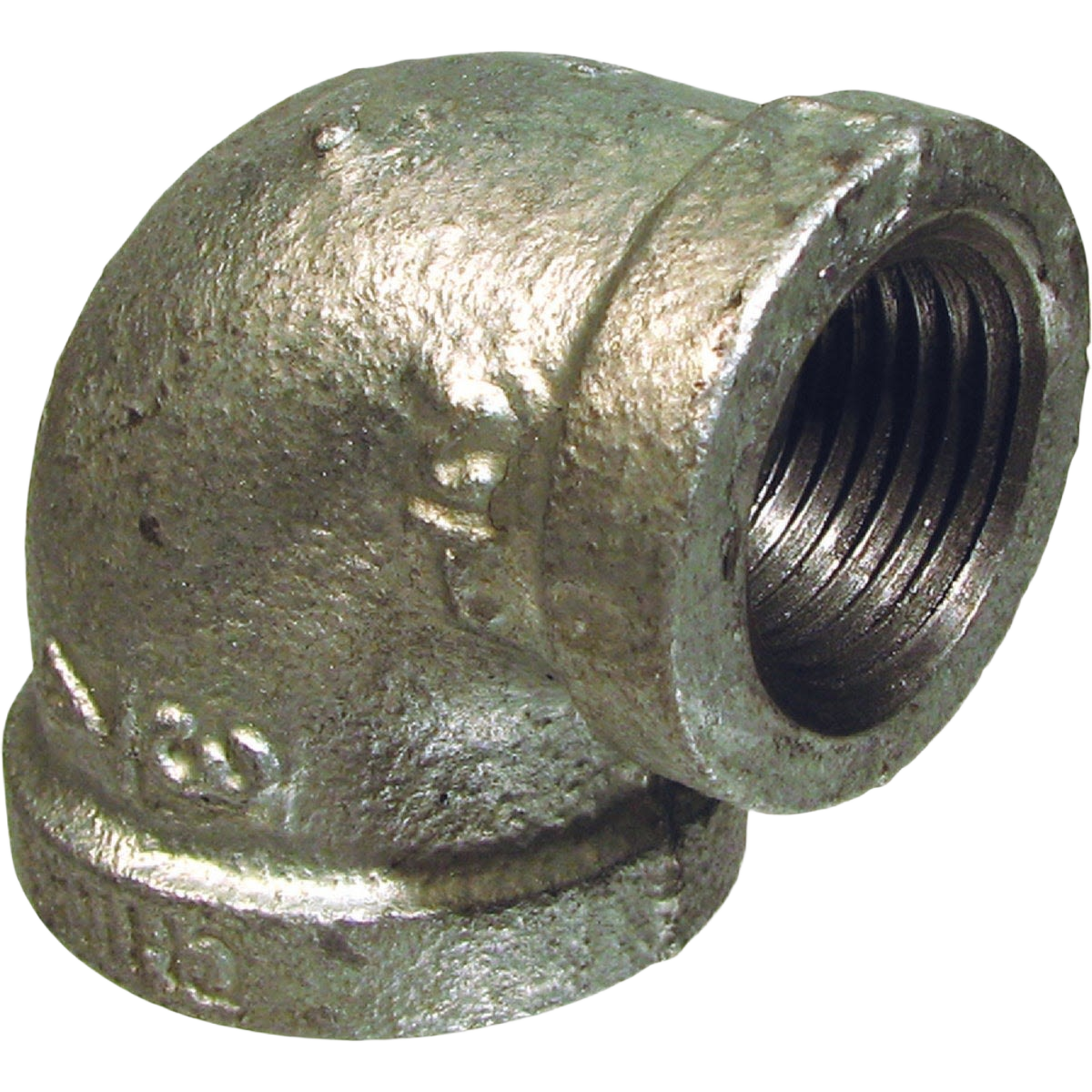 Galvanized malleable iron 90-degree reducing elbow for plumbing in pipes and fittings under 50 collection