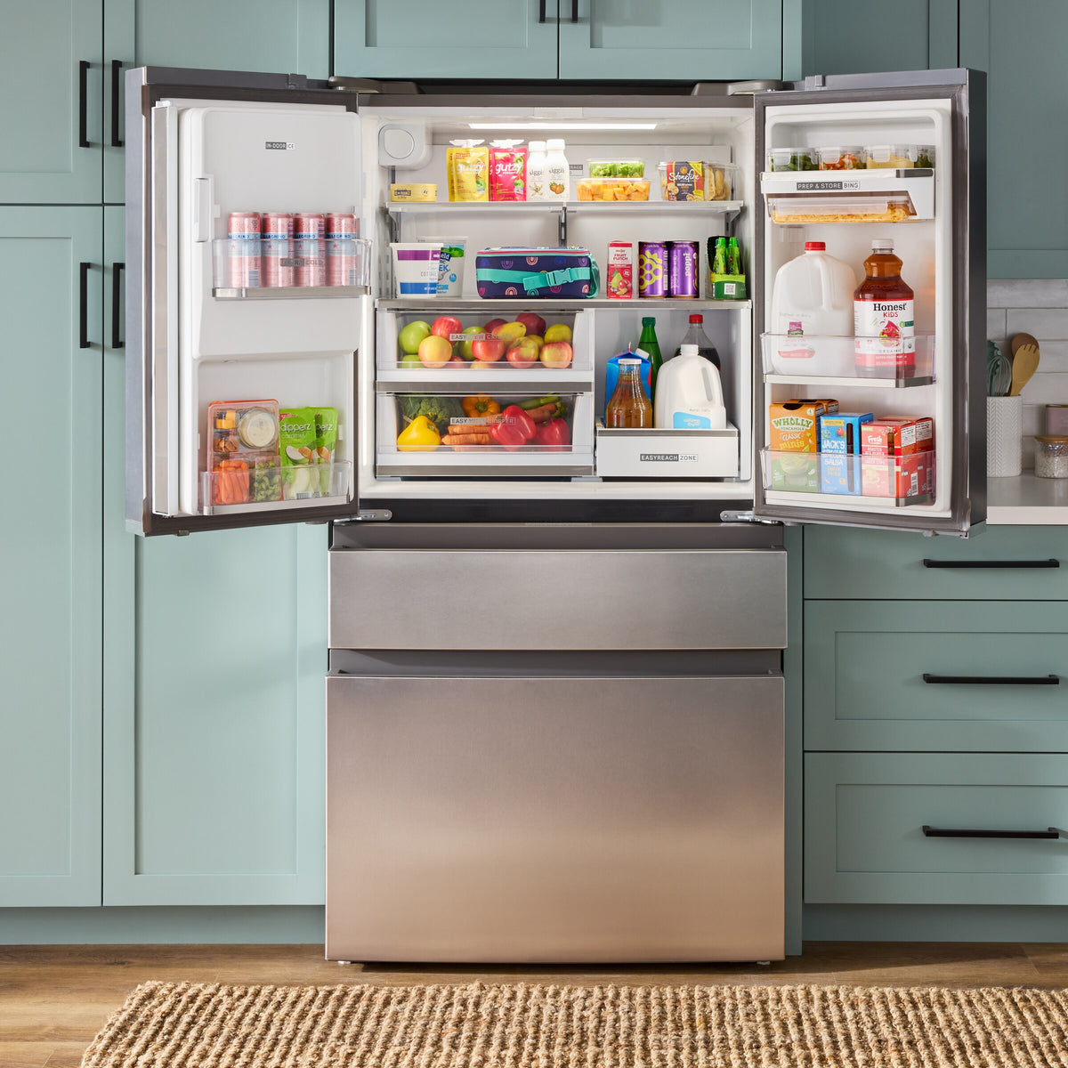 36-inch Wide True Counter Depth 4-Door French Door Refrigerator - 22 cu. ft.