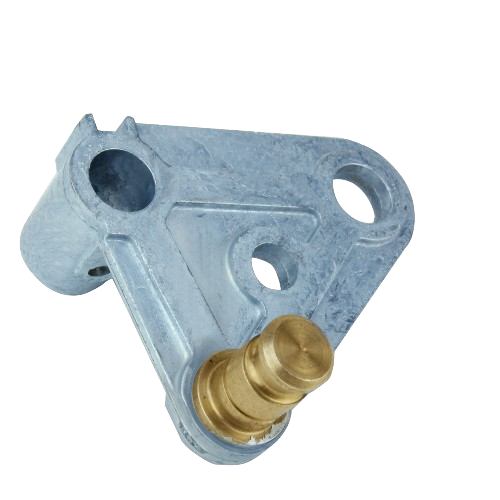 Metal linkage arm with brass pivot pin for tractor PTO systems in home improvement and repair tasks