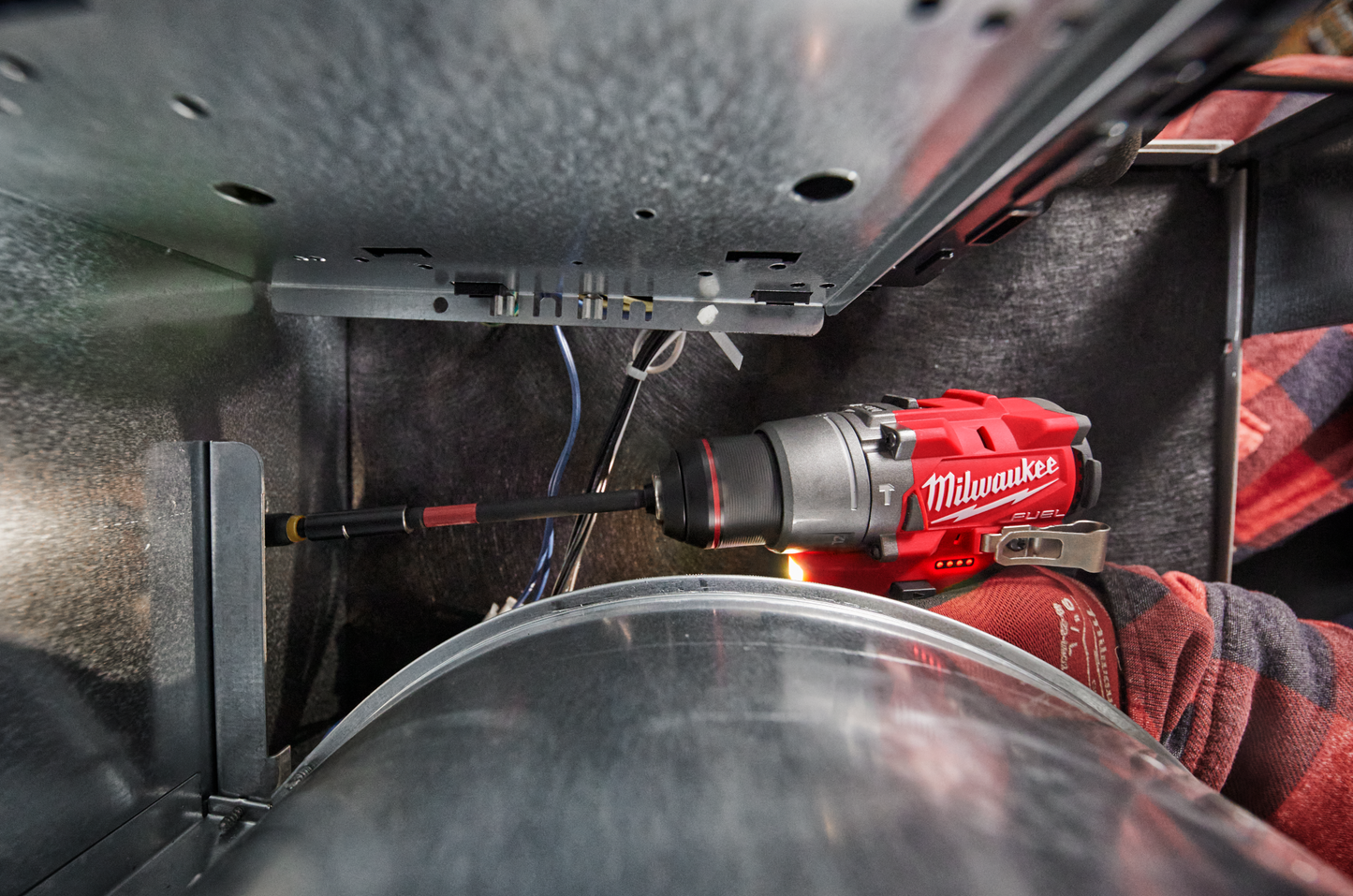 Milwaukee M12 FUEL 12-Volt Lithium-Ion Brushless Cordless 1/2" Hammer Drill Kit with 1 Compact 2.0Ah Battery Pack and 1 Charger