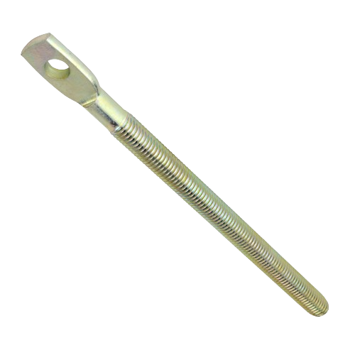 Zinc-plated threaded eyebolt with loop end designed for heavy-duty fastening in John Deere parts and hardware collections under $50